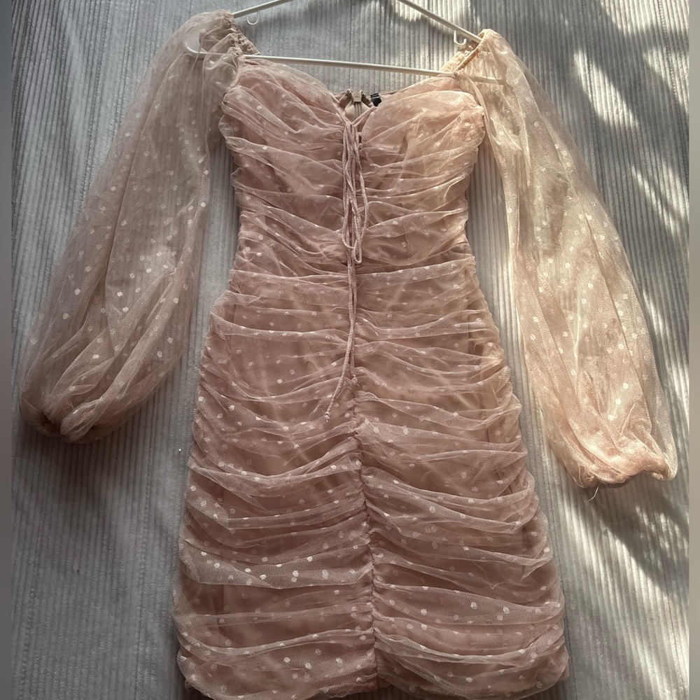 OFF THE SHOULDER MINI DRESS